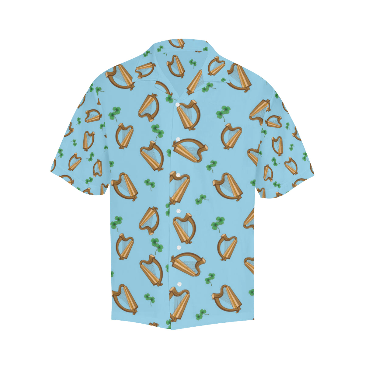 Harp Pattern Print Design 01 Men's Hawaiian Shirt