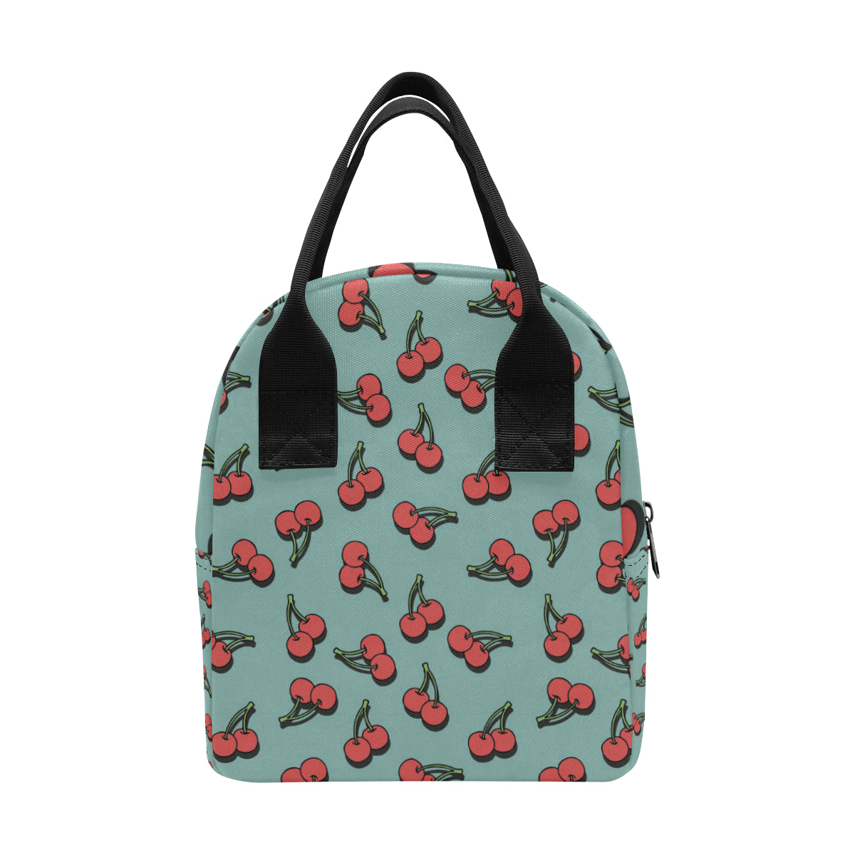 Cherry Pattern Print Design CH03 Insulated Lunch Bag
