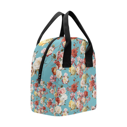 Summer Floral Pattern Print Design SF05 Insulated Lunch Bag