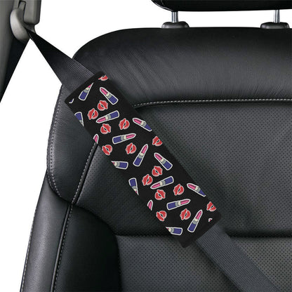 Lipstick Pattern Print Design LT01 Car Seat Belt Cover