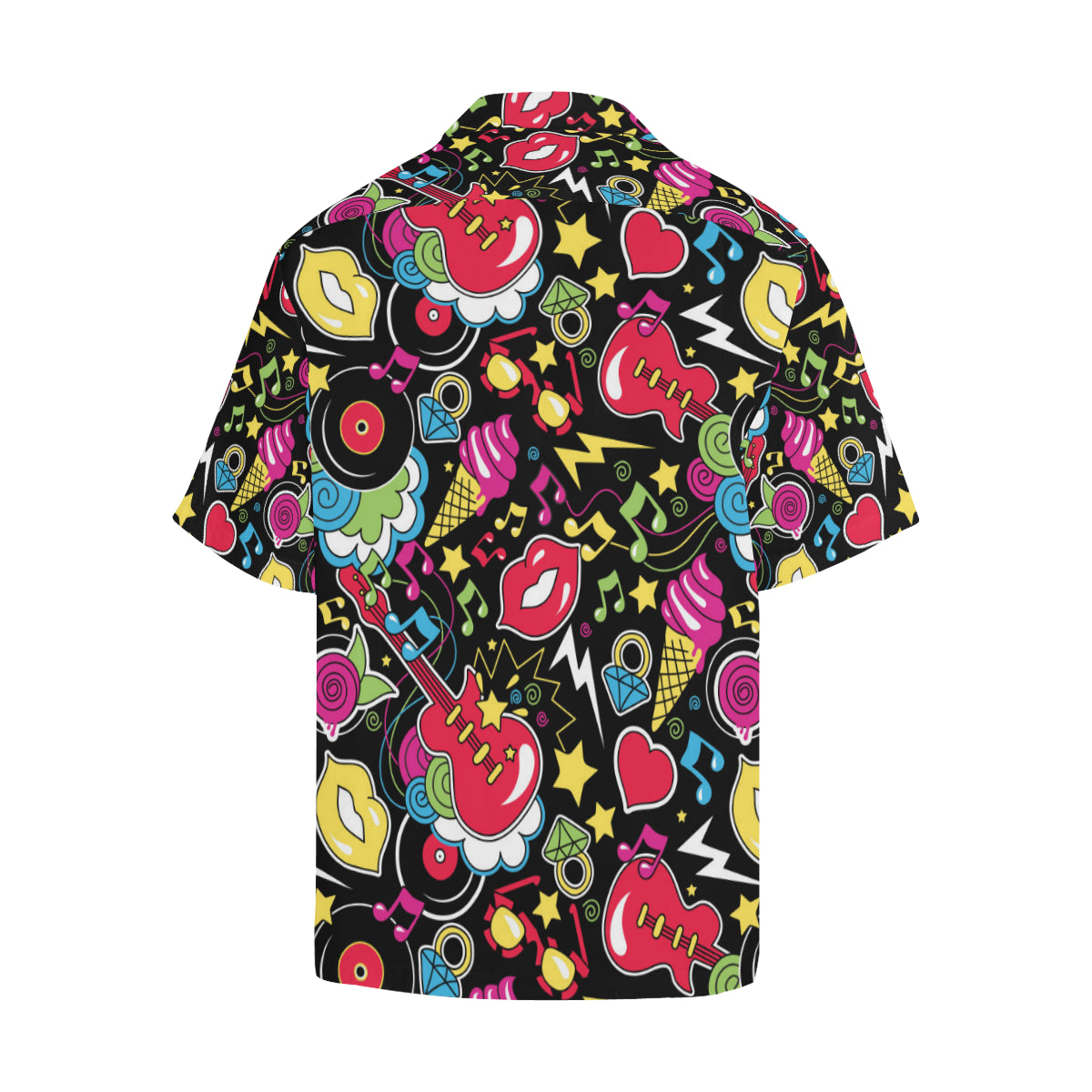 Pop Art Pattern Print Design A04 Men's Hawaiian Shirt