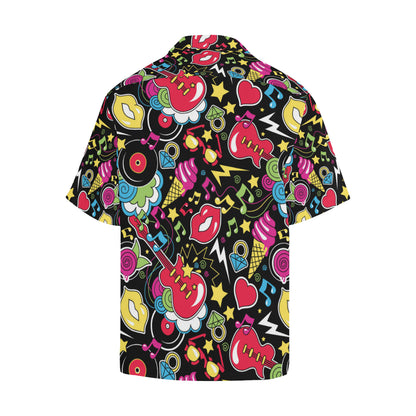Pop Art Pattern Print Design A04 Men's Hawaiian Shirt