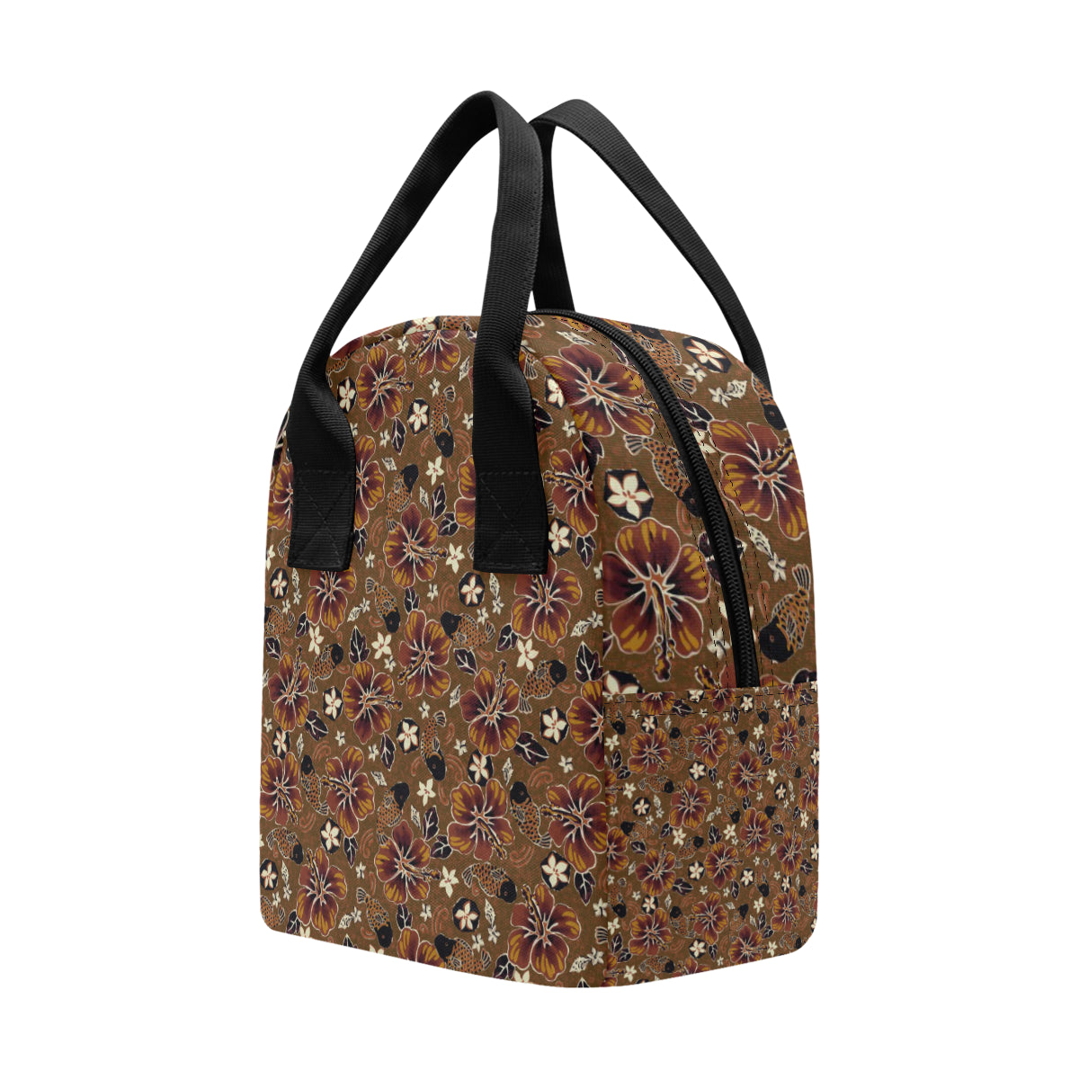 Hawaiian Themed Pattern Print Design H01 Insulated Lunch Bag