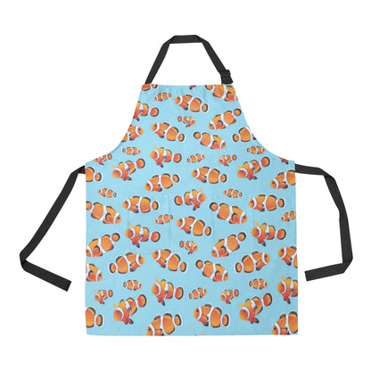 Clownfish Pattern Print Design 01 Apron with Pocket