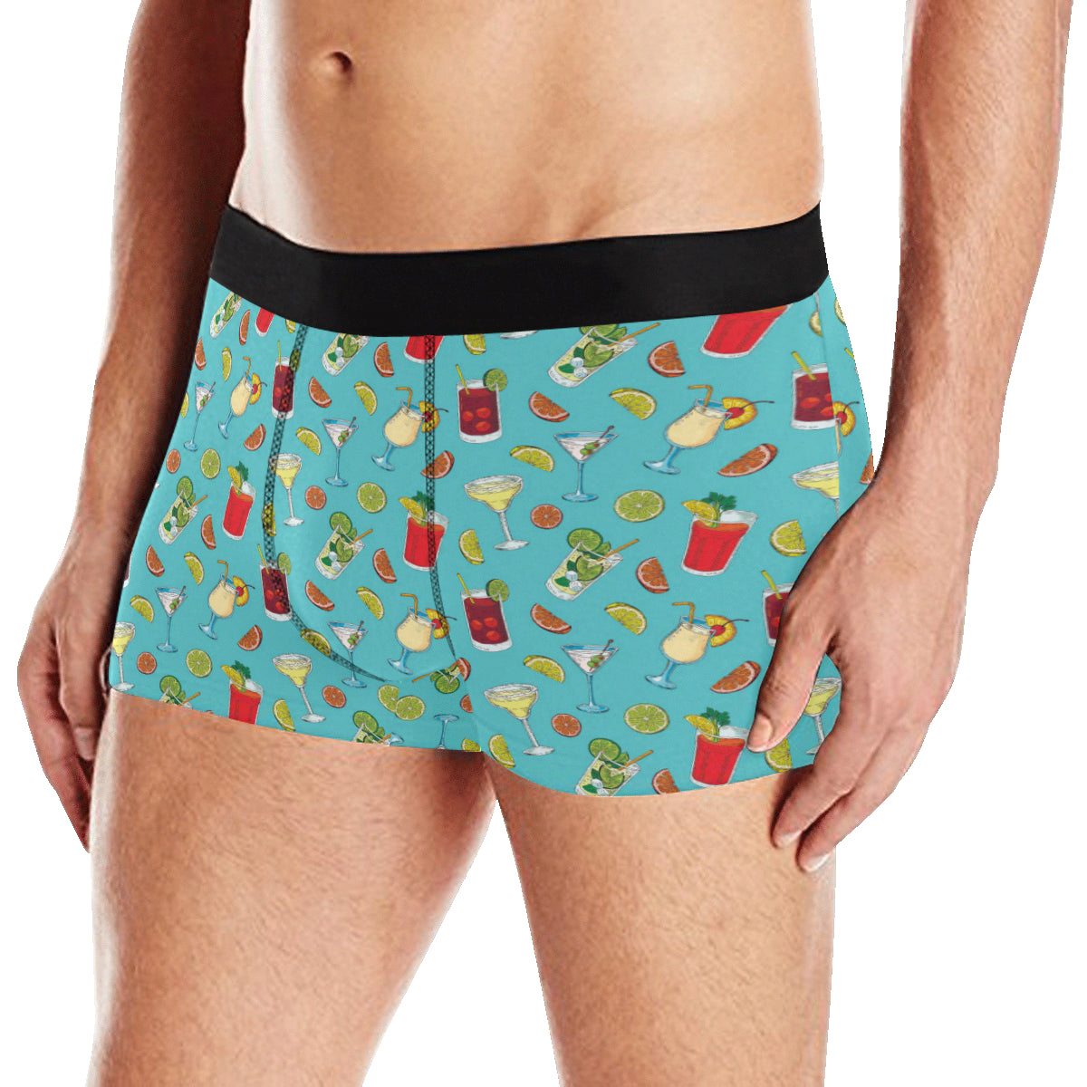 Cocktail Pattern Print Design 05 Men's Boxer Briefs