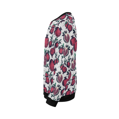 Pomegranate Pattern Print Design PG01 Men Long Sleeve Sweatshirt