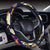 Beach Themed Pattern Print Design 04 Steering Wheel Cover with Elastic Edge