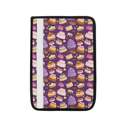 Cake Pattern Print Design 05 Car Seat Belt Cover