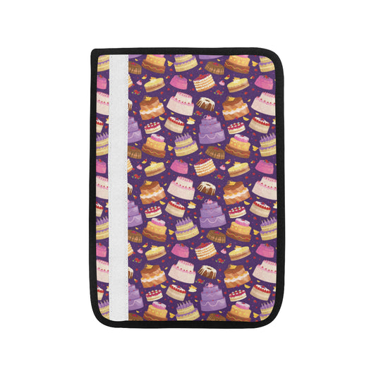 Cake Pattern Print Design 05 Car Seat Belt Cover