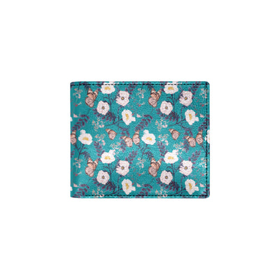 Butterfly Pattern Print Design 012 Men's ID Card Wallet