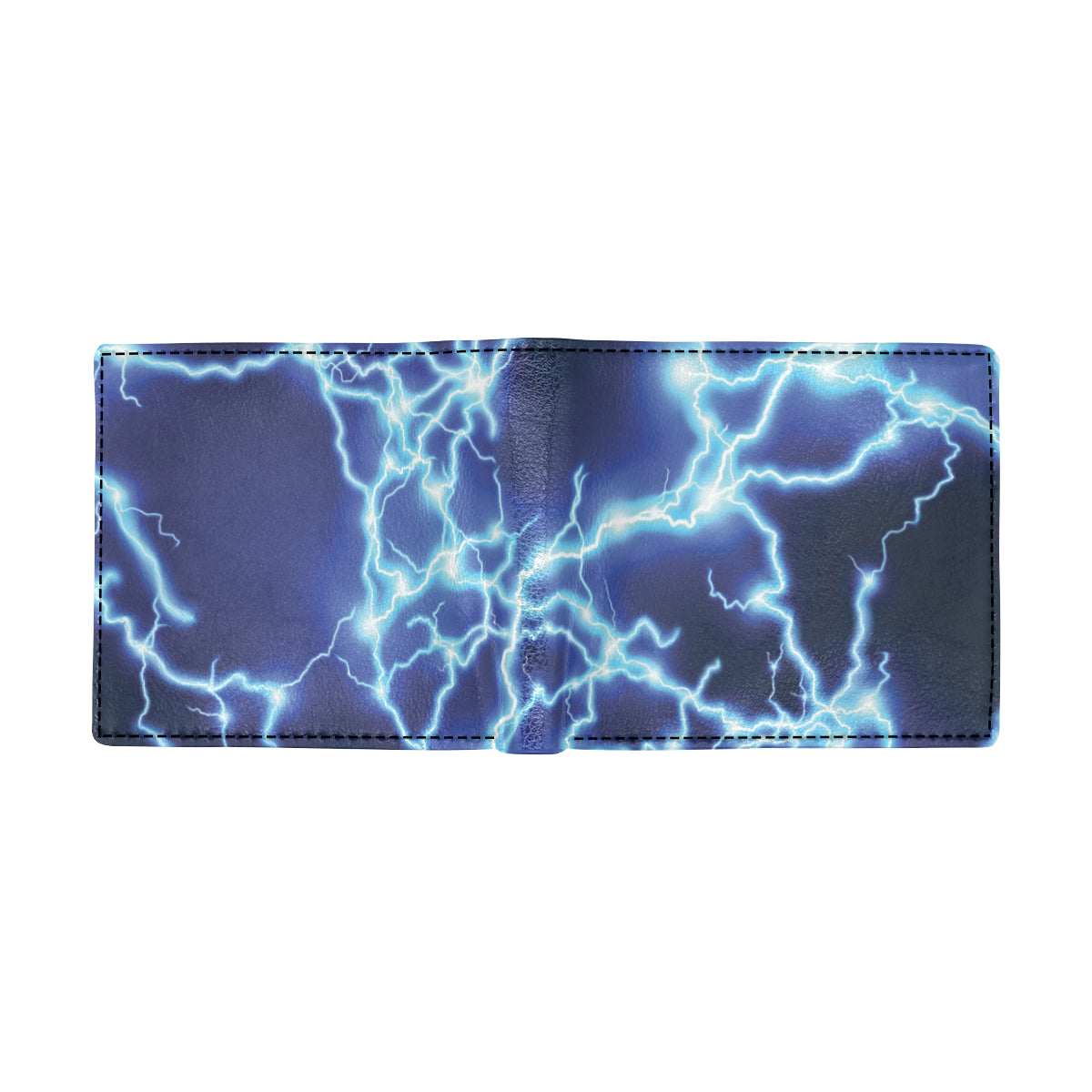 Lightning Thunder Pattern Print Design 04 Men's ID Card Wallet