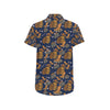 Cowboy Pattern Print Design 03 Men's Short Sleeve Button Up Shirt