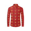 Aztec Pattern Print Design 06 Men's Long Sleeve Shirt