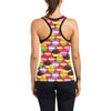 Cupcake Pattern Print Design CP02 Women's Racerback Tank Top