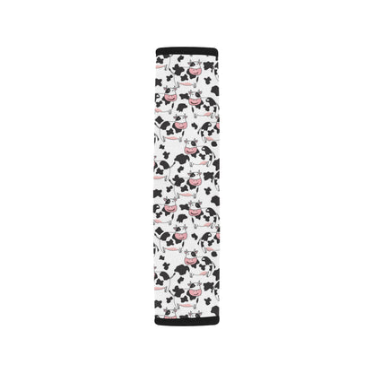 Cow Pattern Print Design 02 Car Seat Belt Cover