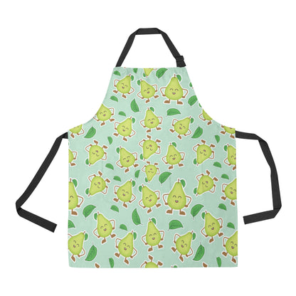 Avocado Pattern Print Design AC011 Apron with Pocket