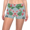 Plumeria Pattern Print Design PM027 Yoga Shorts