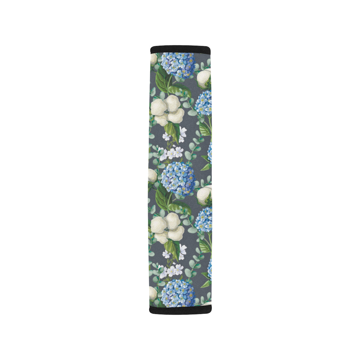 Hydrangea Pattern Print Design 02 Car Seat Belt Cover
