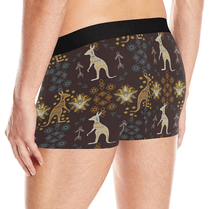 Kangaroos Pattern Print Design 03 Men's Boxer Briefs
