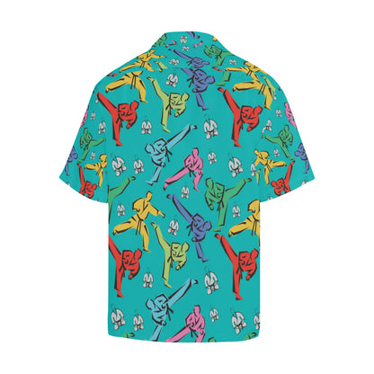 Judo Pattern Print Design 01 Men's Hawaiian Shirt