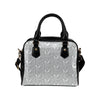 Angel Wings Pattern Print Design 01 Shoulder Handbag