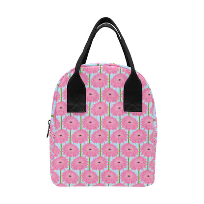 Gerberas Pattern Print Design GB01 Insulated Lunch Bag