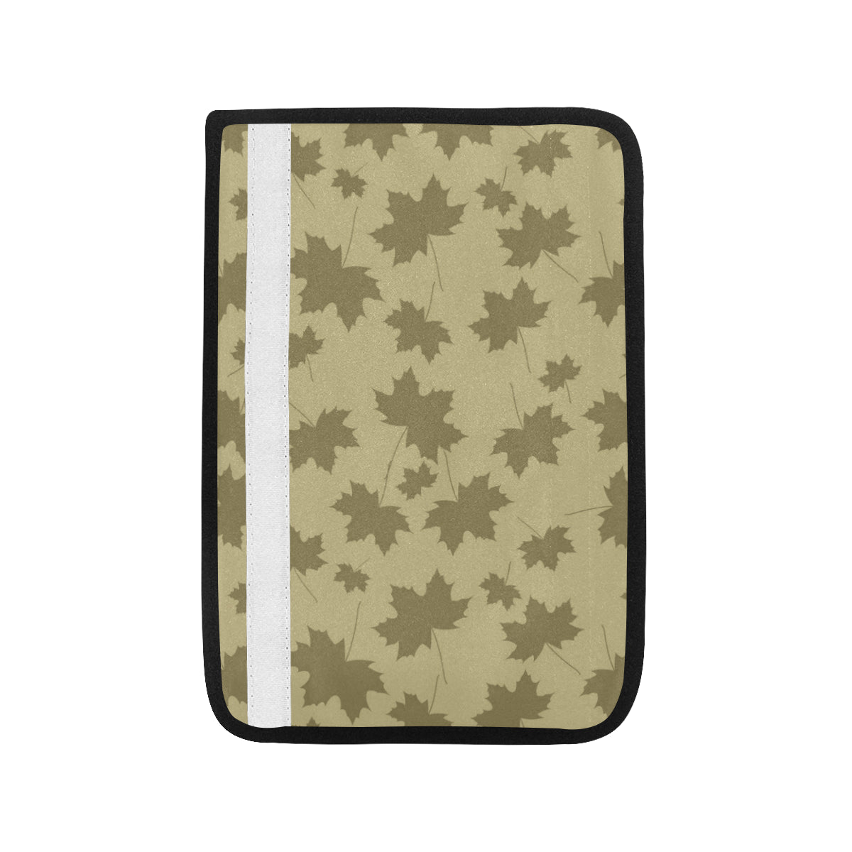 Maple Leaf Pattern Print Design 01 Car Seat Belt Cover