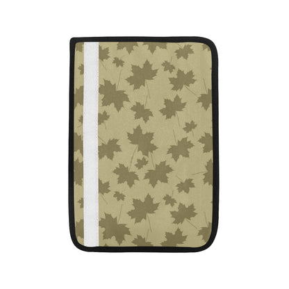 Maple Leaf Pattern Print Design 01 Car Seat Belt Cover