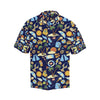 Beach Themed Pattern Print Design 04 Men's Hawaiian Shirt