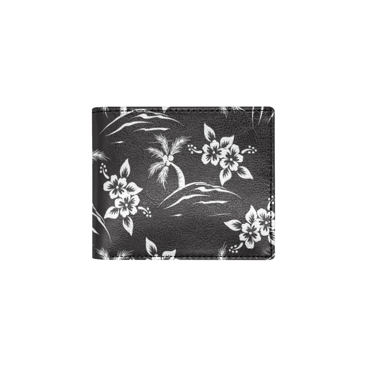 Palm Tree Pattern Print Design PT02 Men's ID Card Wallet