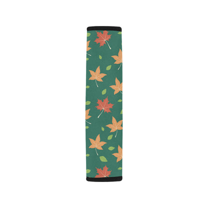 Maple Leaf Pattern Print Design 04 Car Seat Belt Cover