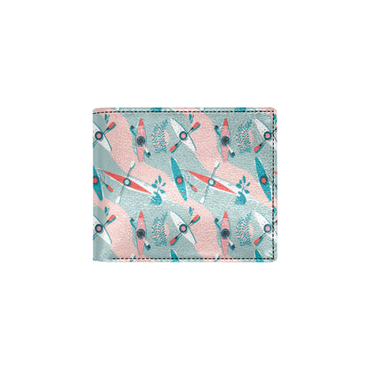 Kayak Pattern Print Design 05 Men's ID Card Wallet