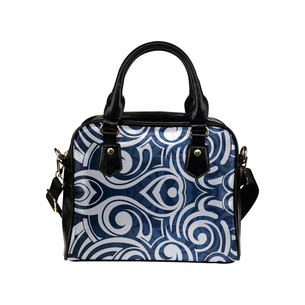 Maori Pattern Print Design 01 Shoulder Handbag