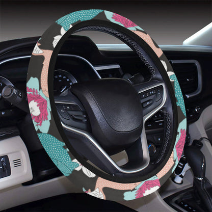 Guinea Fowl Pattern Print Design 03 Steering Wheel Cover with Elastic Edge