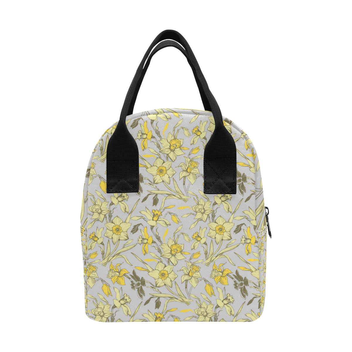 Daffodils Pattern Print Design DF05 Insulated Lunch Bag