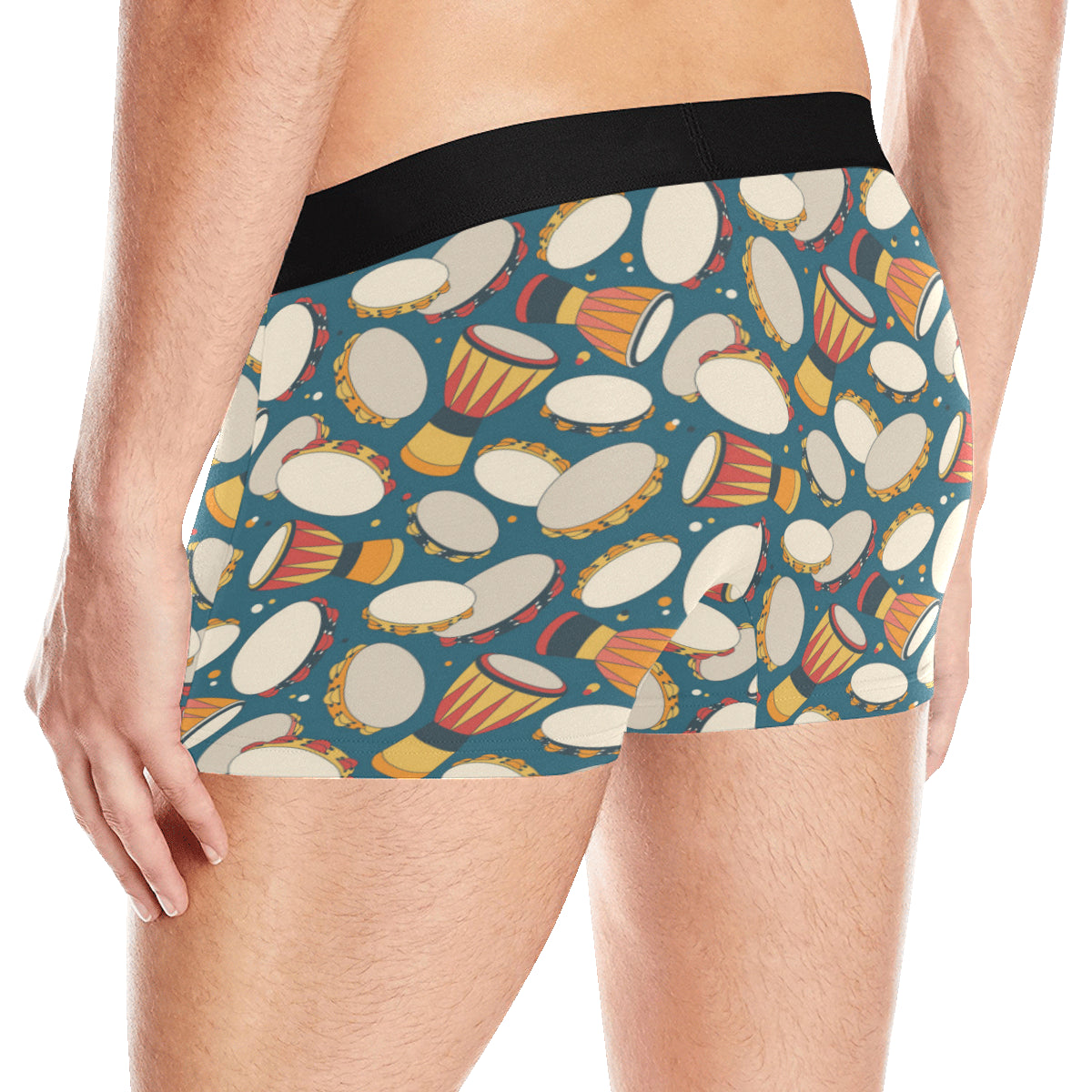 Tambourine Pattern Print Design 01 Men's Boxer Briefs