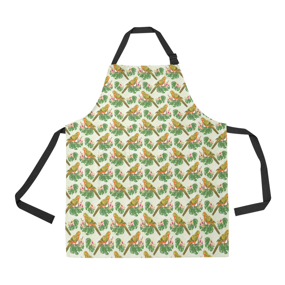 Conures Pattern Print Design 01 Apron with Pocket