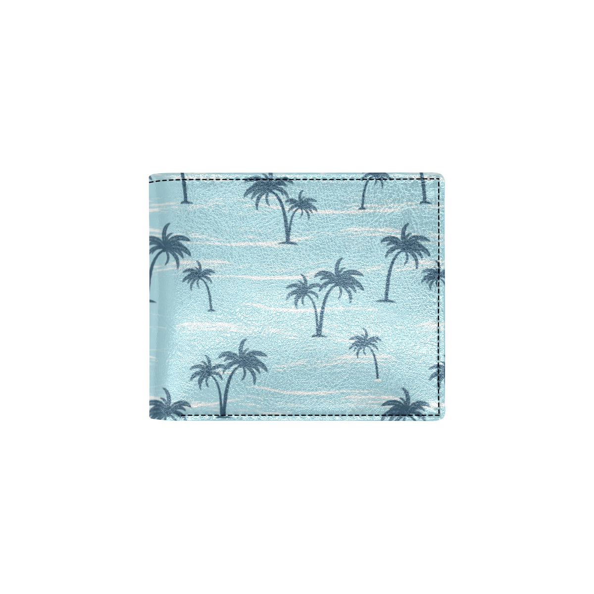 Palm Tree Pattern Print Design PT04 Men's ID Card Wallet