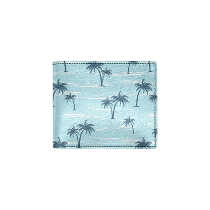 Palm Tree Pattern Print Design PT04 Men's ID Card Wallet