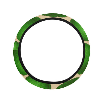 Avocado Pattern Print Design AC010 Steering Wheel Cover with Elastic Edge