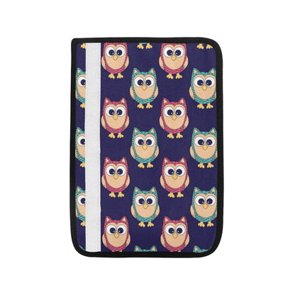 Owl Pattern Print Design A06 Car Seat Belt Cover