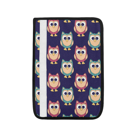 Owl Pattern Print Design A06 Car Seat Belt Cover