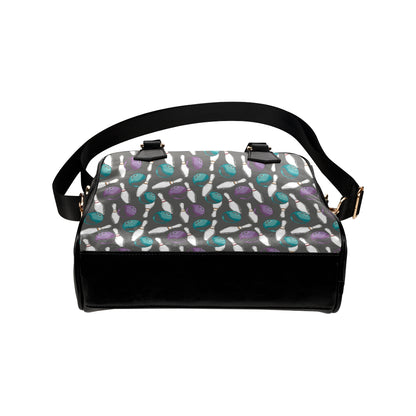 Bowling Pattern Print Design 03 Shoulder Handbag