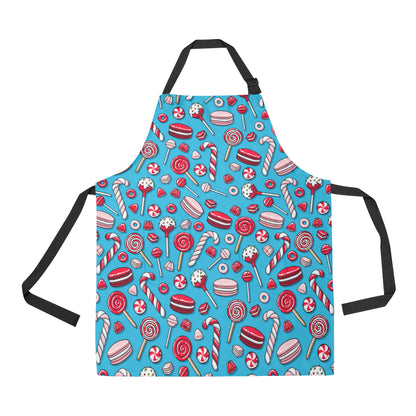 Candy Pattern Print Design 05 Apron with Pocket