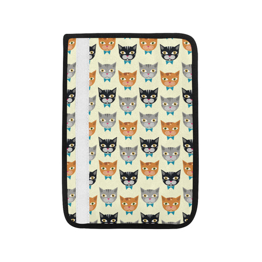 Cat Pattern Print Design 05 Car Seat Belt Cover