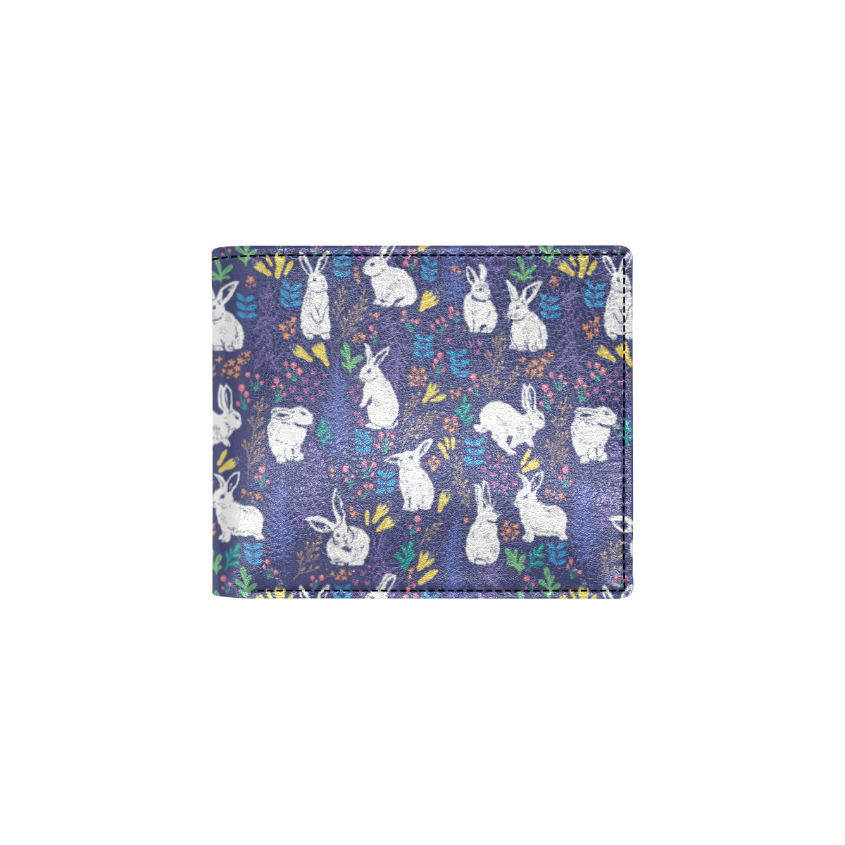 Bunny Pattern Print Design 01 Men's ID Card Wallet