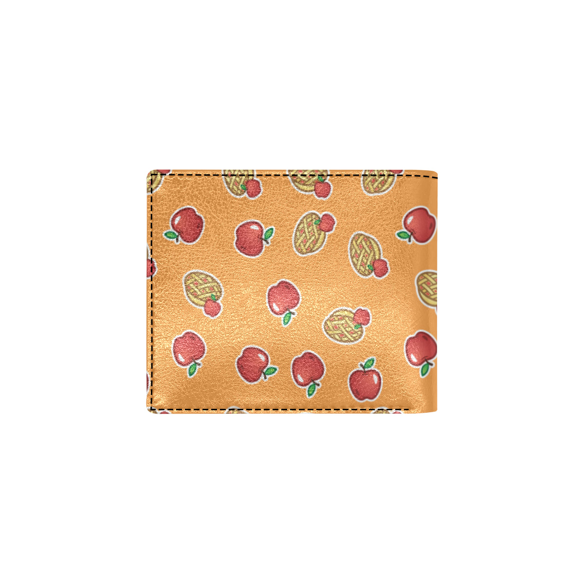 Apple Pie Pattern Print Design 02 Men's ID Card Wallet