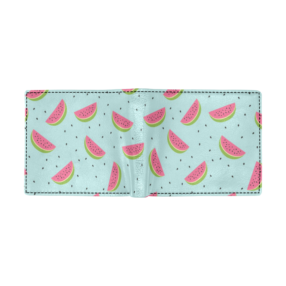 Watermelon Pattern Print Design WM06 Men's ID Card Wallet