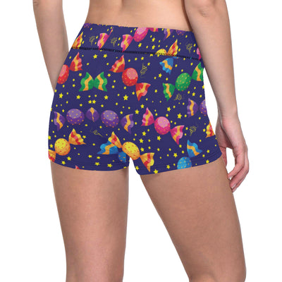 Candy Pattern Print Design CA06 Yoga Shorts