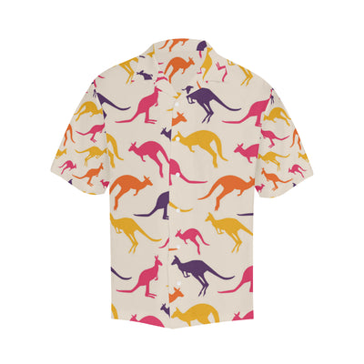 Kangaroos Pattern Print Design 01 Men's Hawaiian Shirt